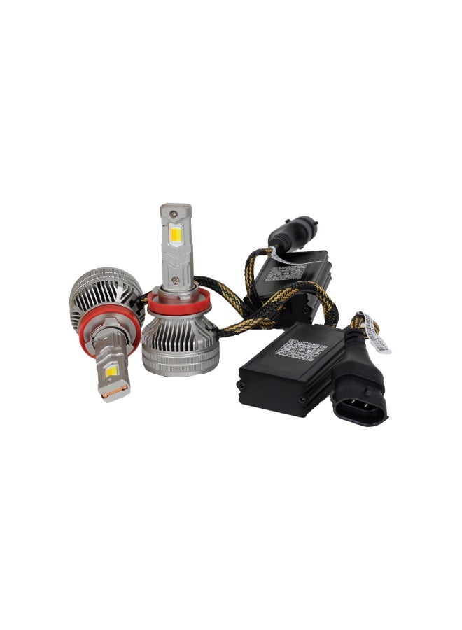 إليت لمبة أمامية LED للسيارة H11 بتحكم بلوتوث ذكي - Image 1